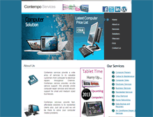 Tablet Screenshot of contemposervices.com